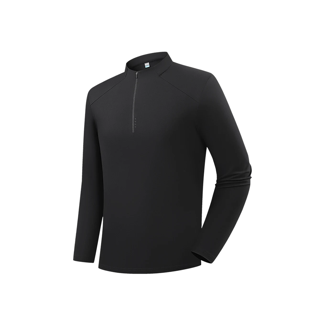 Contour Half-Zip in Carbon black