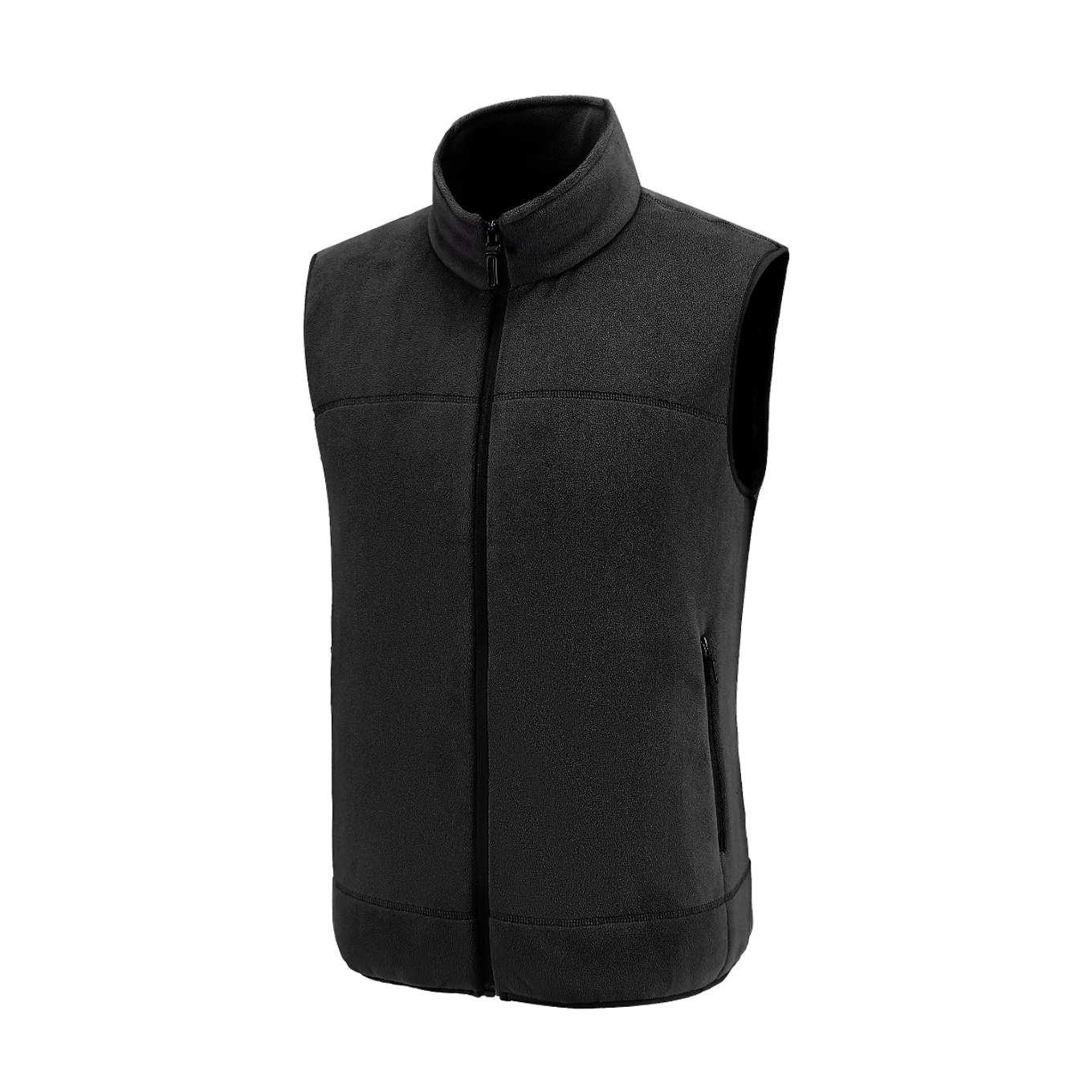 Classic Pile Gilet in Carbon black