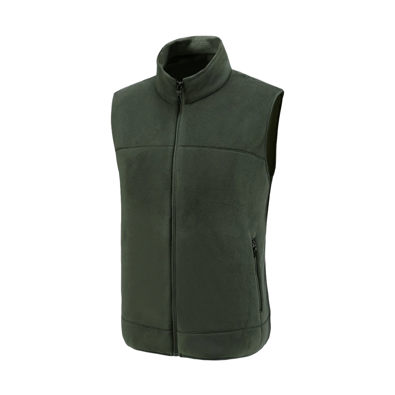 Classic Pile Gilet in Deep forest
