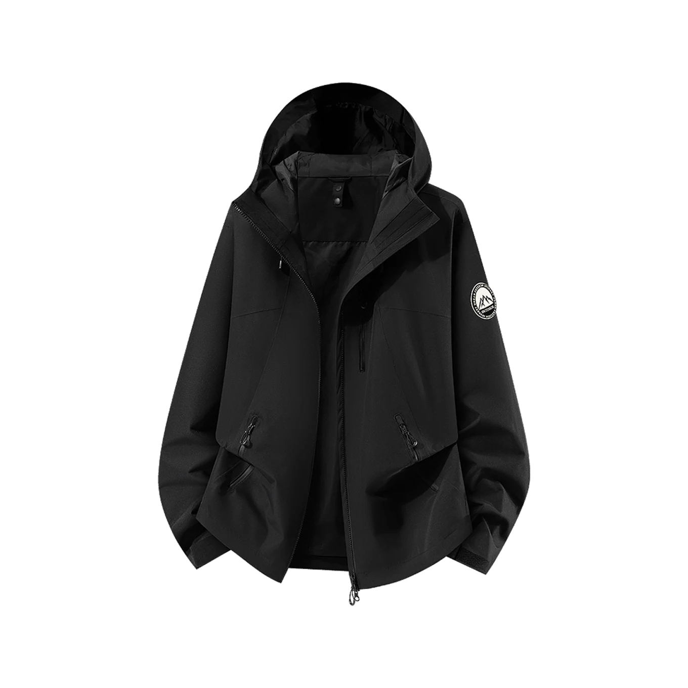 Moorland Shell in Carbon black