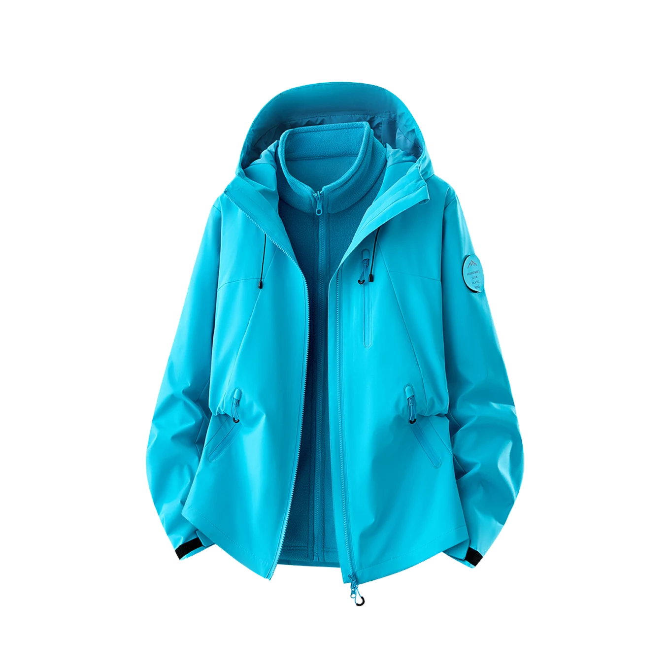Summit Grid Shell in Loch blue