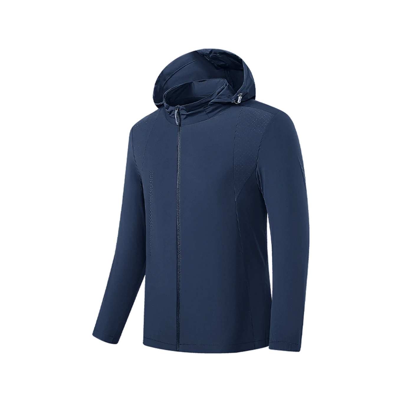 Trail Hooded Layer in Highland navy