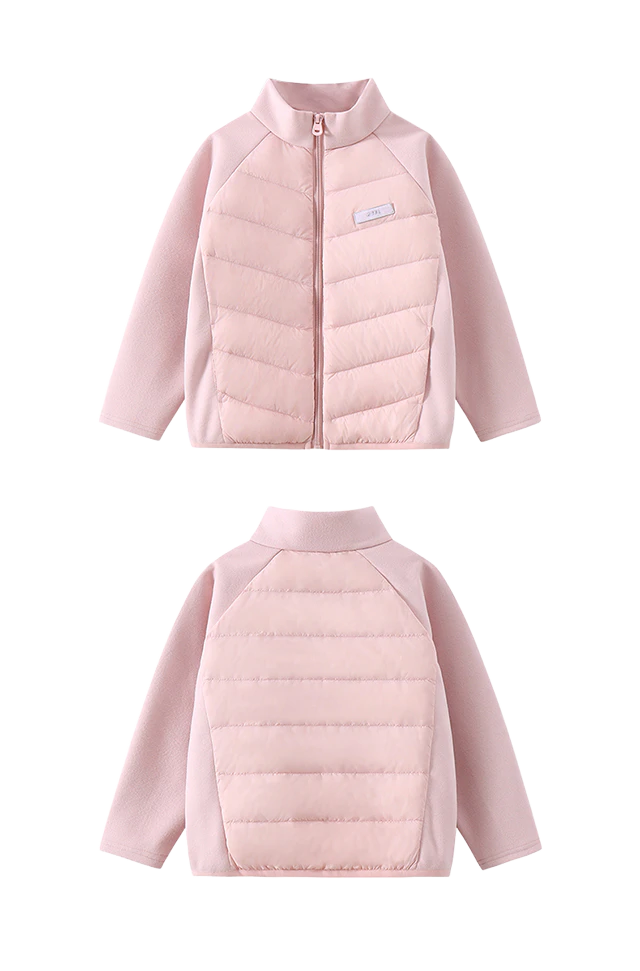 Packable Down Gilet in Heather pink