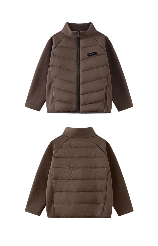 Packable Down Gilet in Peat brown