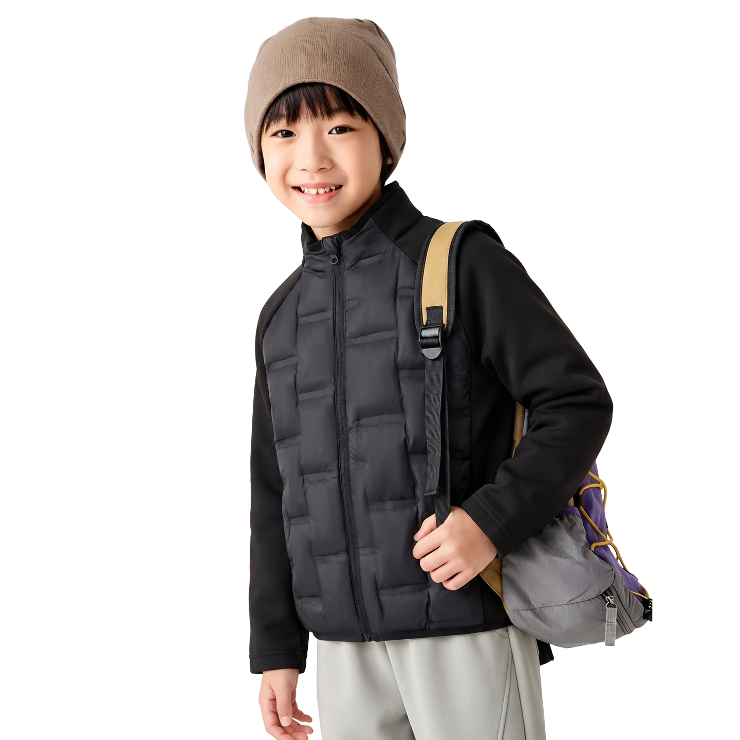 Motion Down Jacket in Carbon black
