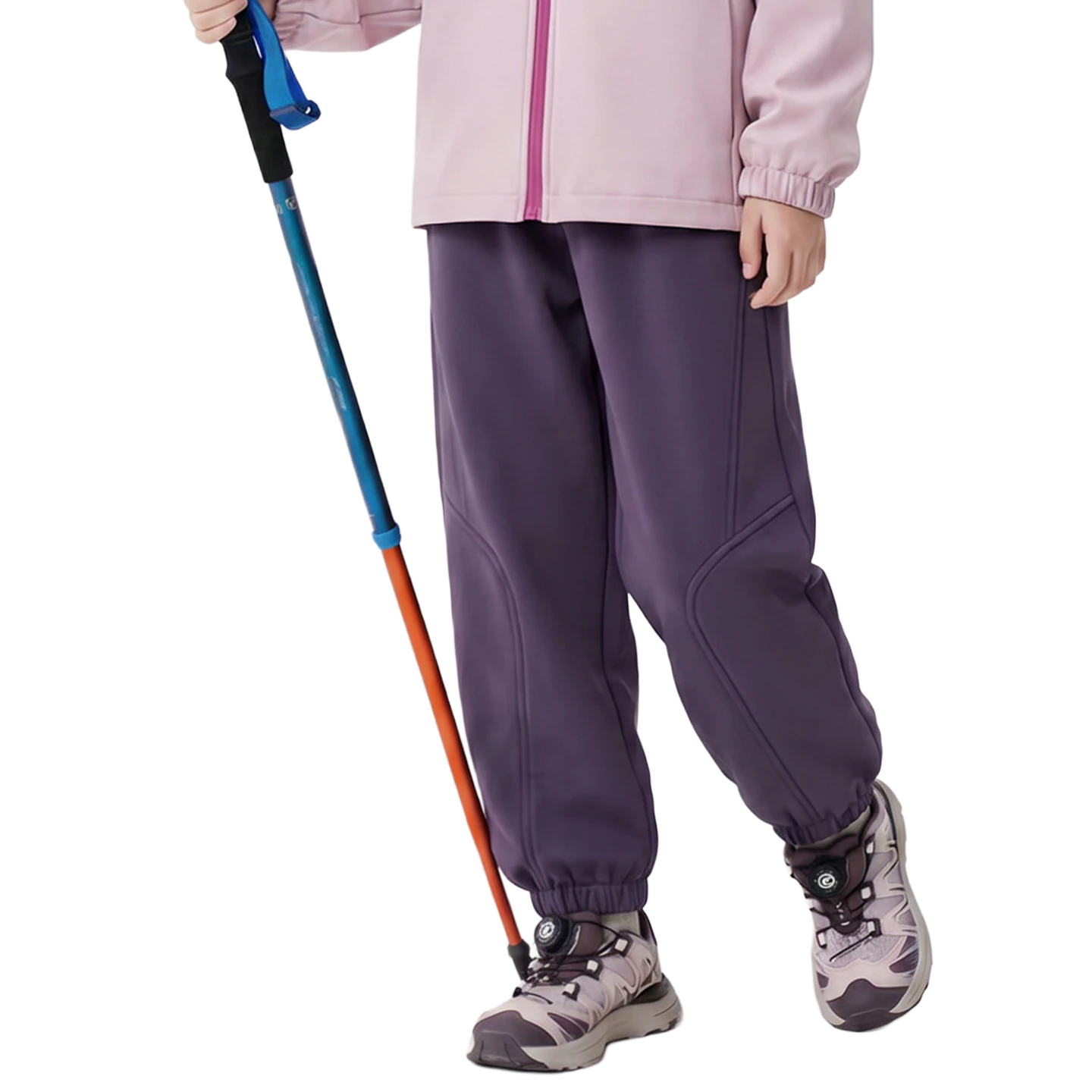 Articulated Softshell Jogger in Mist violet