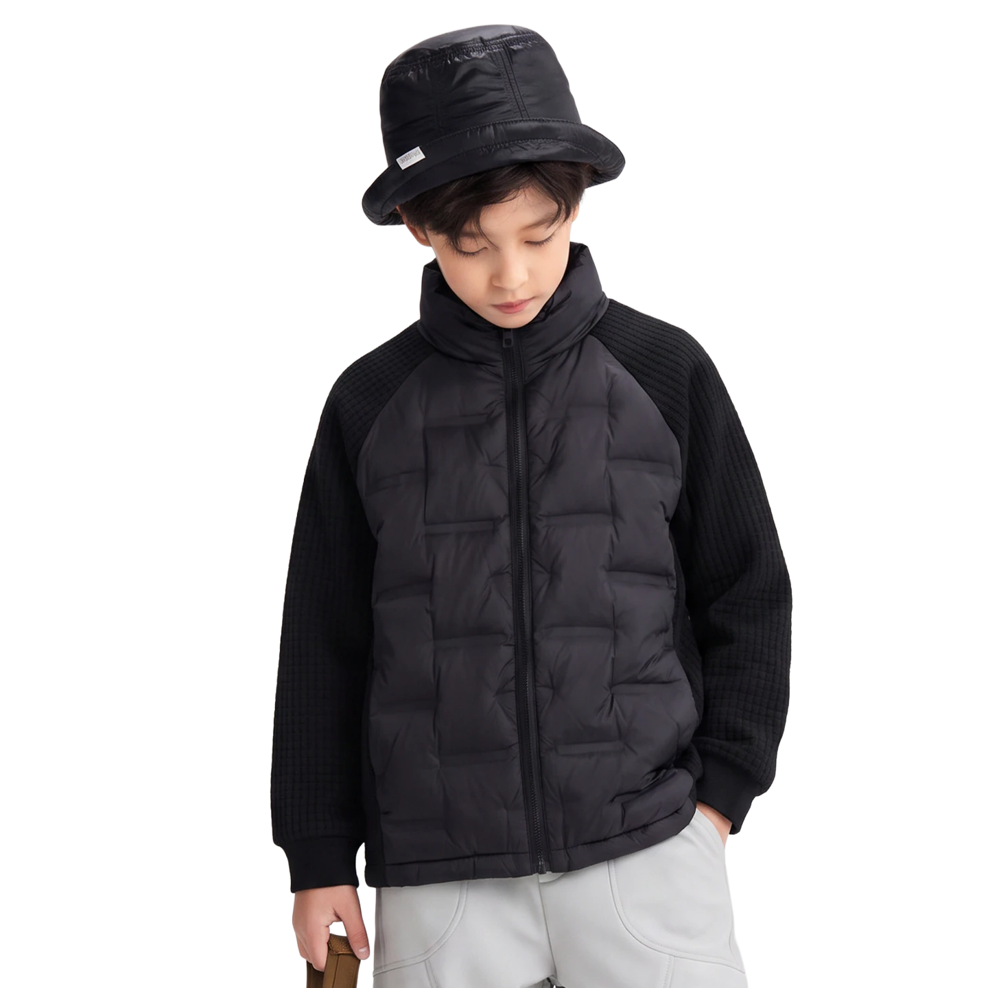 Dynamic Shell Down Jacket in Carbon black