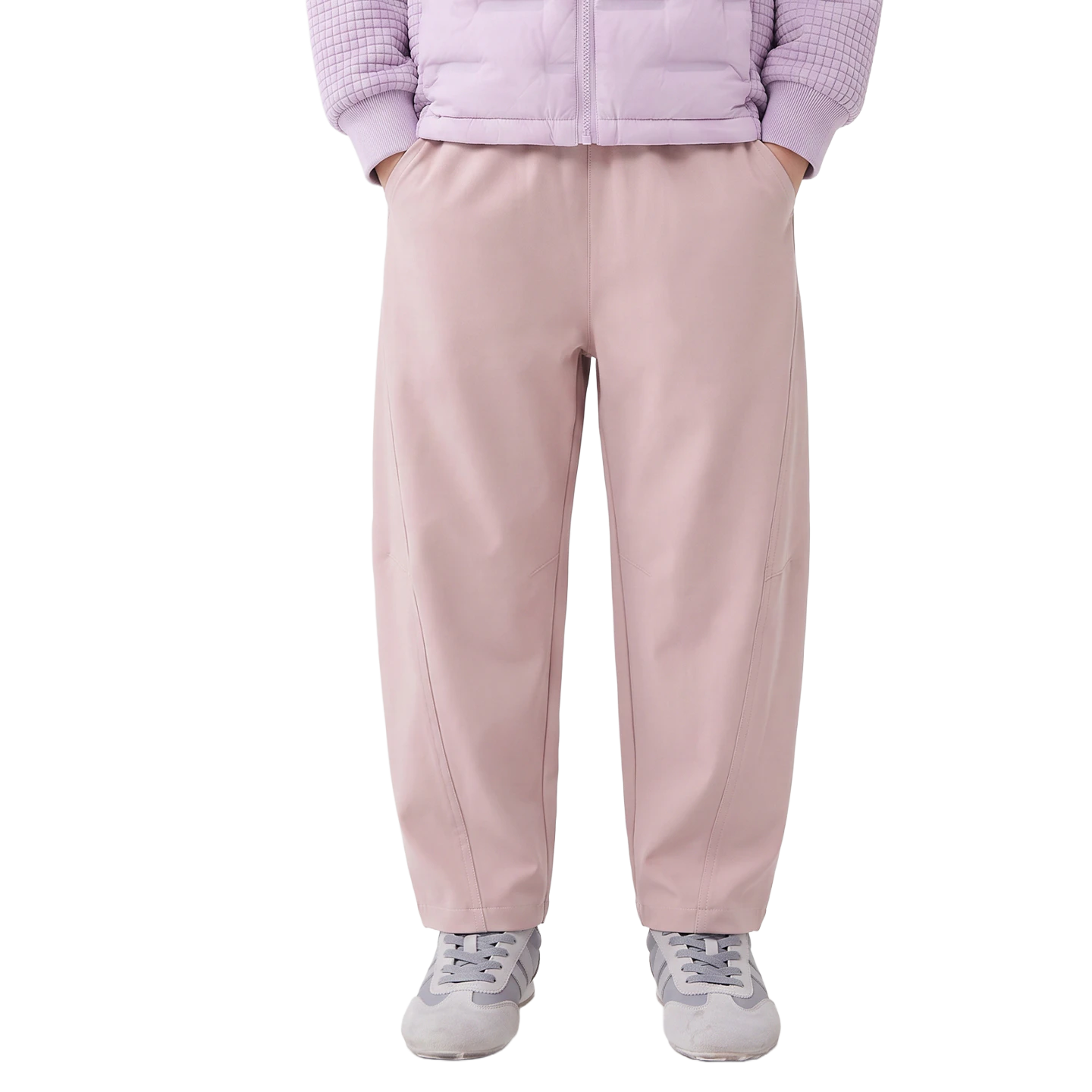 Sabre Casual Trouser in Heather pink