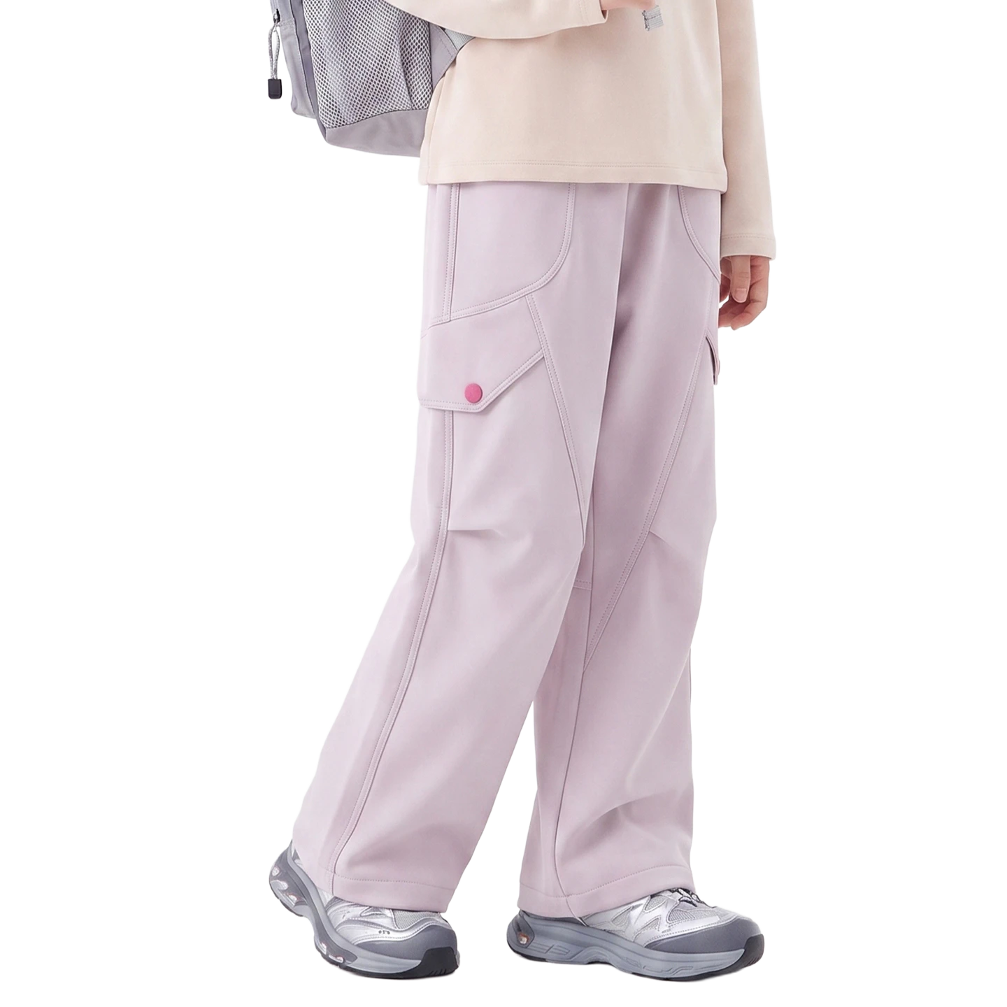 Utility Softshell Cargo in Heather pink