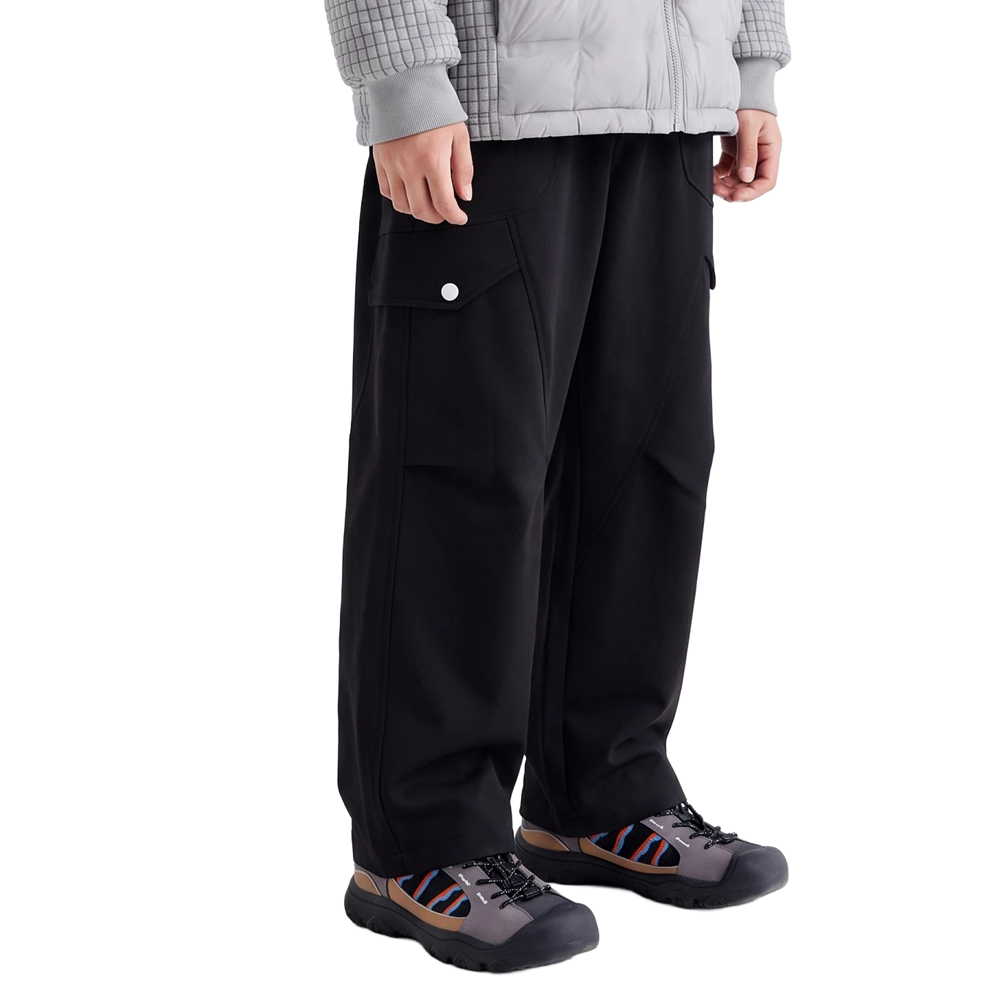 Utility Softshell Cargo in Carbon black