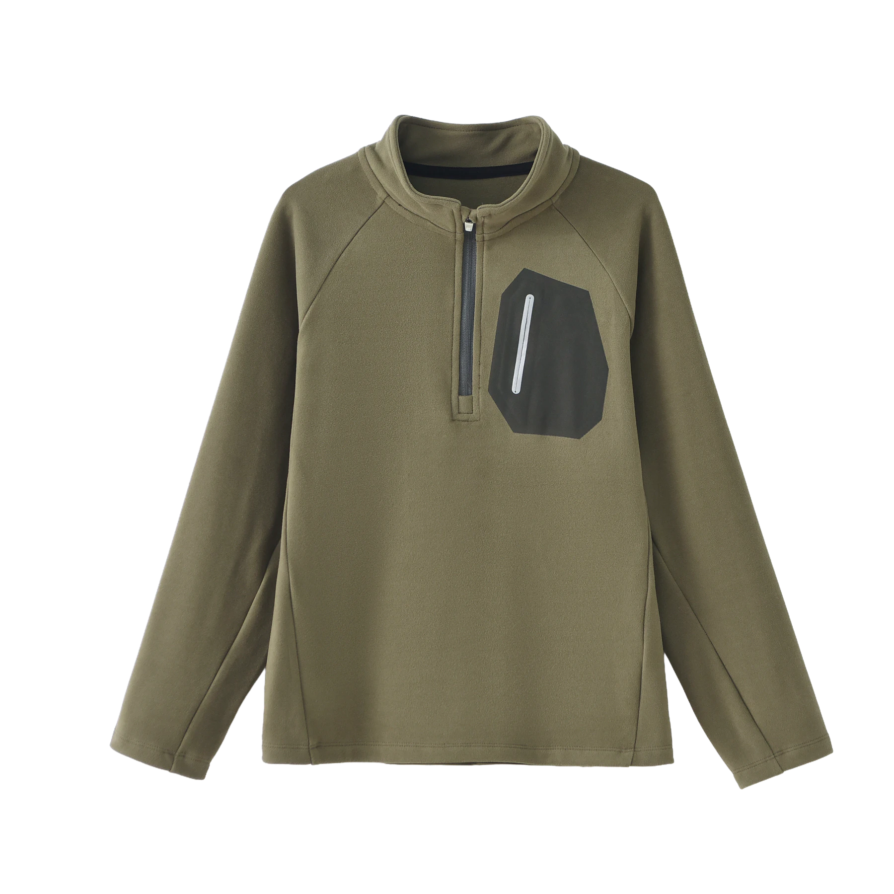 Cloud Half-Zip Sweatshirt in Field olive