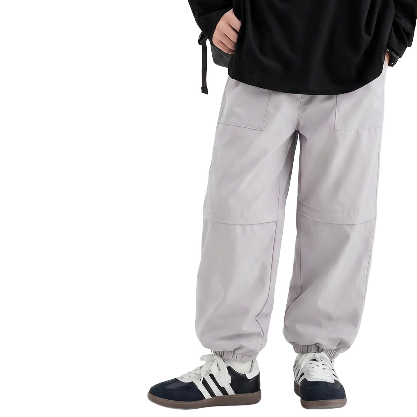 Insulated Everyday Trouser in Soft silver