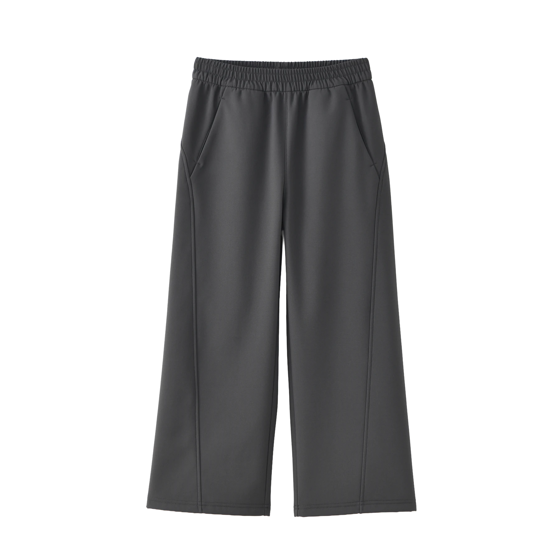 Wide-Leg Outdoor Trouser in Granite grey