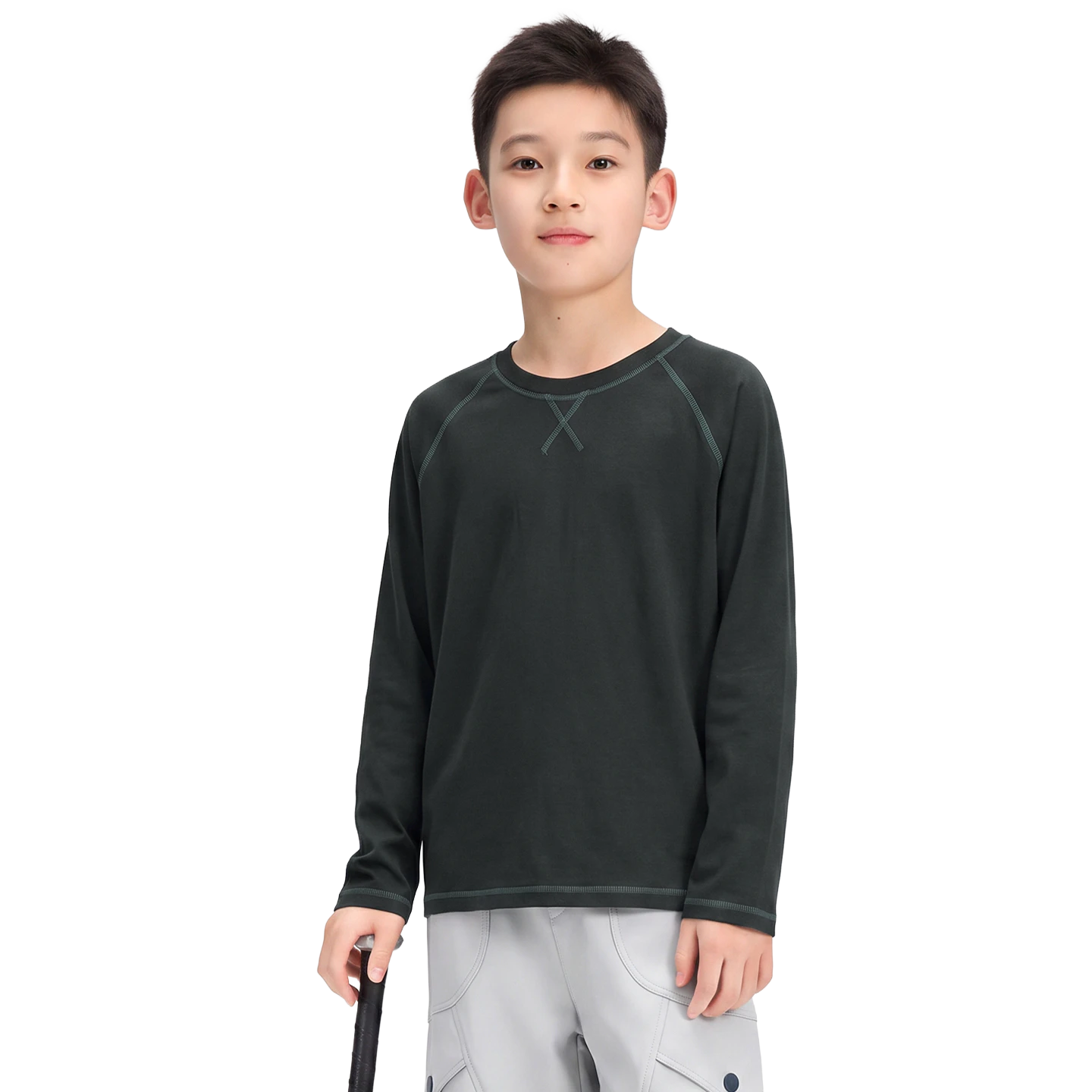 Lightweight Outdoor Tee in Granite grey