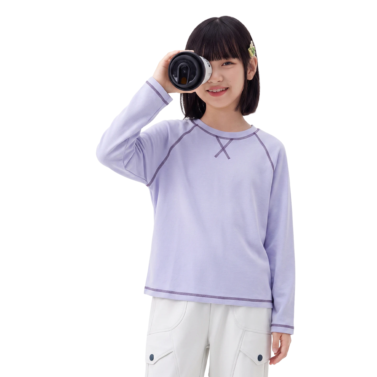 Lightweight Outdoor Tee in Mist violet